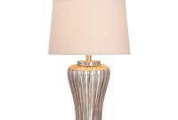 Fangio Lighting 285 In Mercury Glass Table Lamp With Brushed Steel for size 1000 X 1000