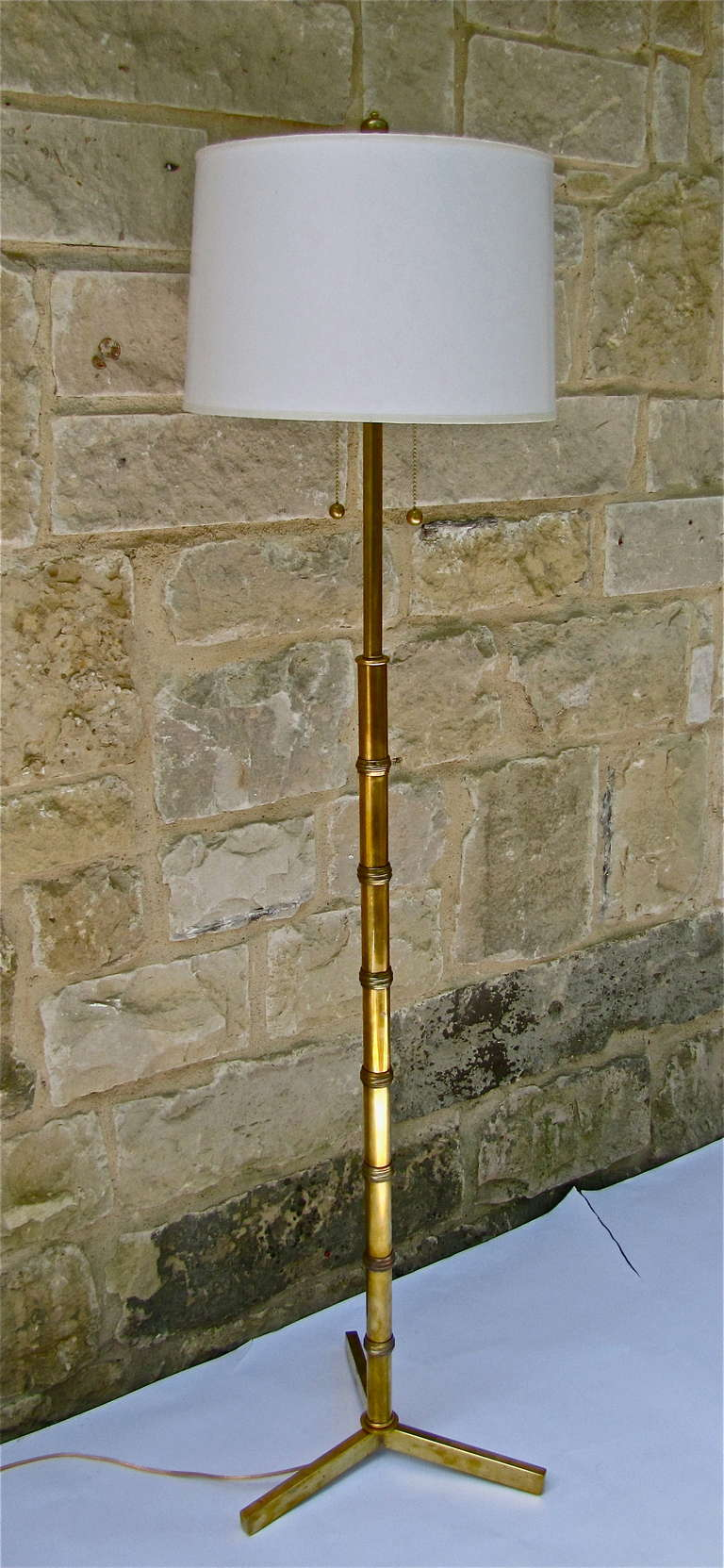 Faux Bamboo Brass Floor Lamp At 1stdibs throughout dimensions 768 X 1663