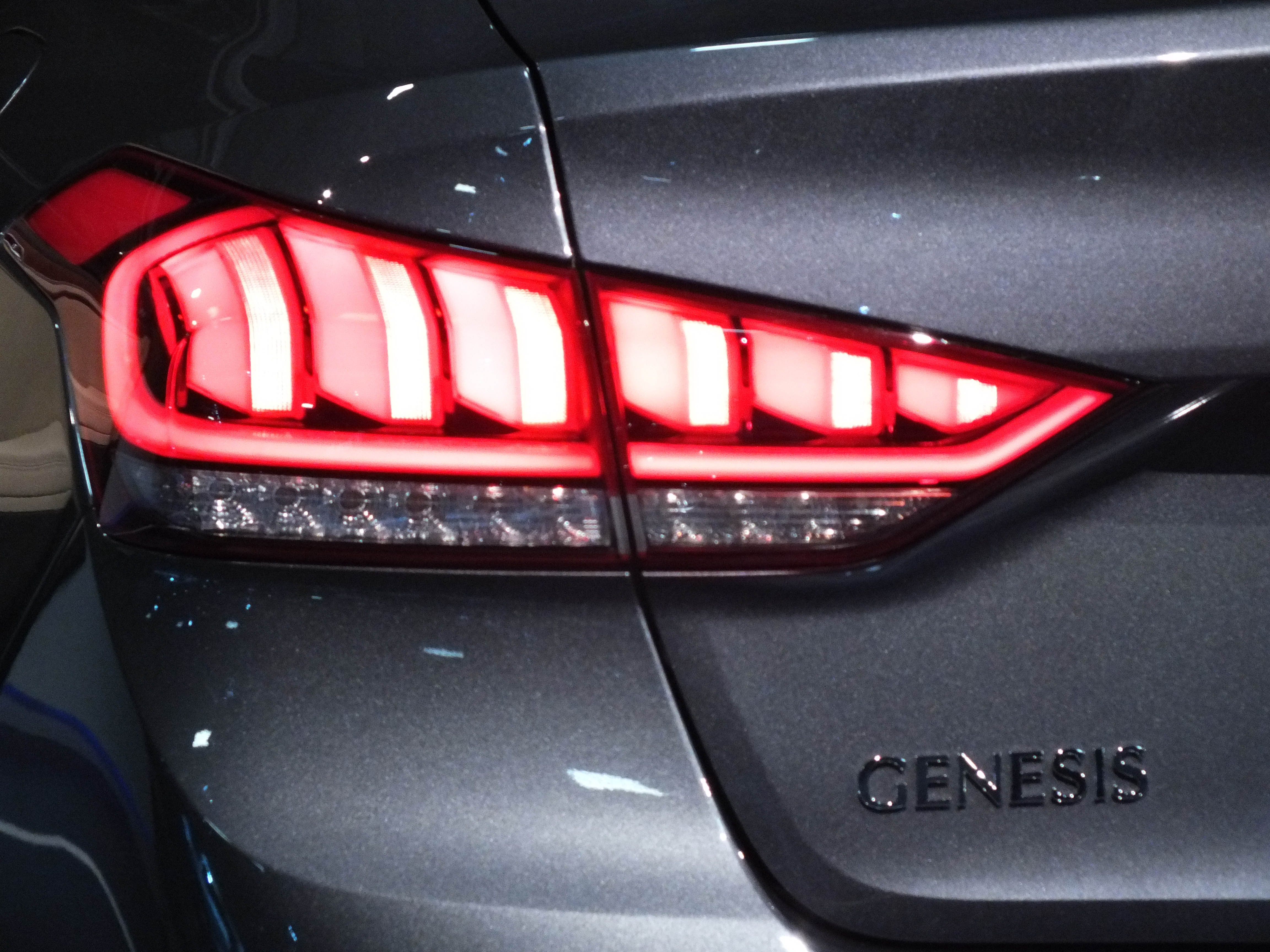 File2014 Hyundai Genesis Led Tail Light Wikimedia Commons throughout sizing 4608 X 3456