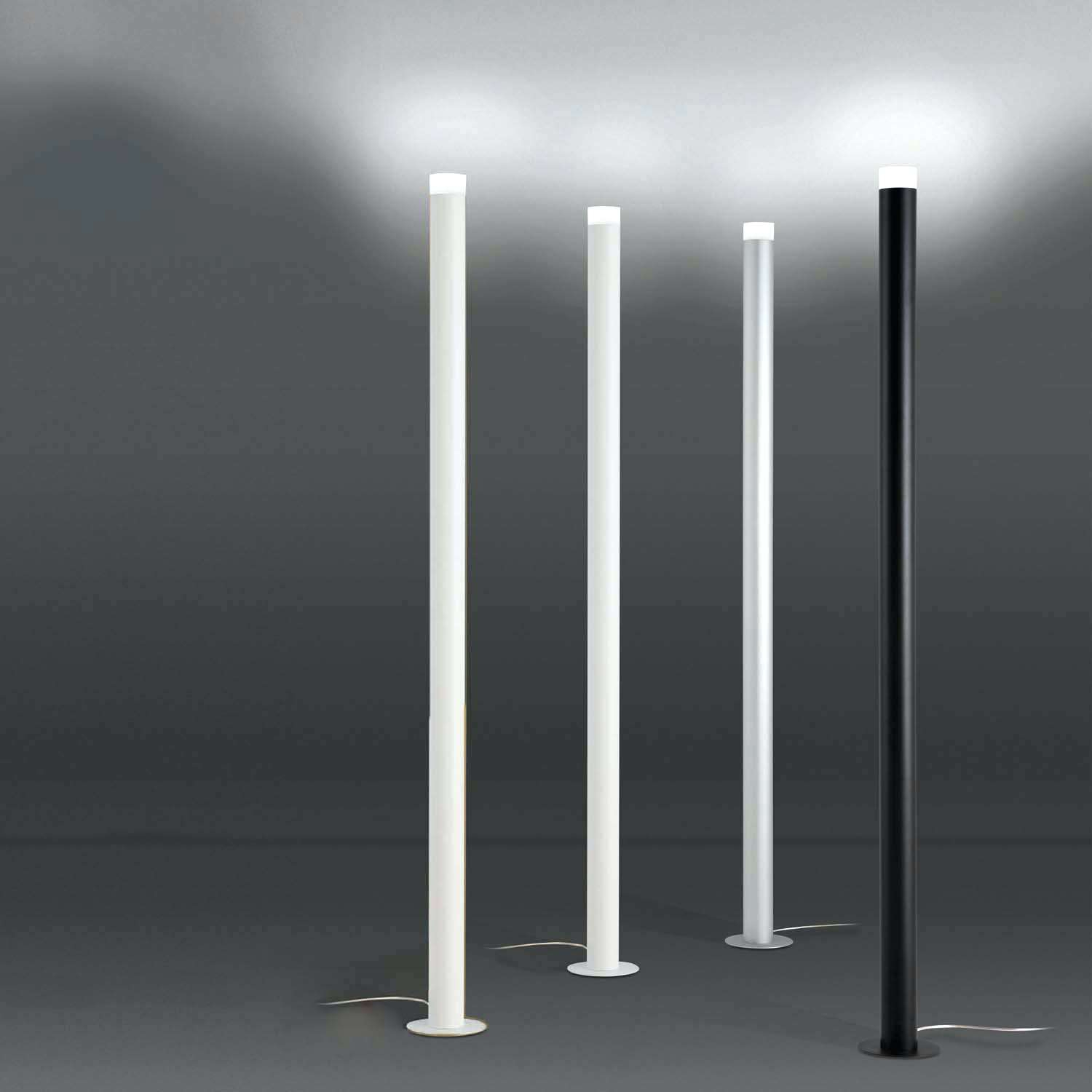 Floor Lamp Led Floor Lamp Mother And Child In Satin Nickel For inside sizing 1500 X 1500