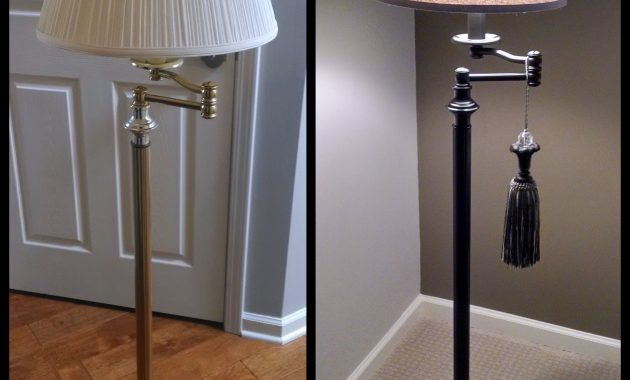 Floor Lamp Makeover New Lampshade And Rustoleum Oil Rubbed Bronze with regard to proportions 3957 X 5120