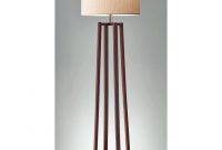 Floor Lamps Adesso Hudson Floor Lamp Dark Maple Adesso Hudson with regard to proportions 990 X 990