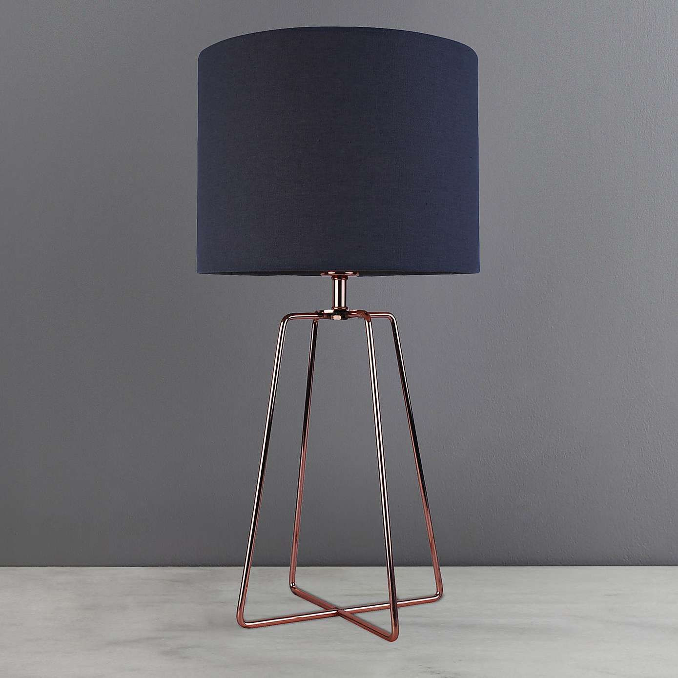 Floor Lamps Without Cords Elegant Hester Wire Base Table Lamp Copper throughout dimensions 1389 X 1389