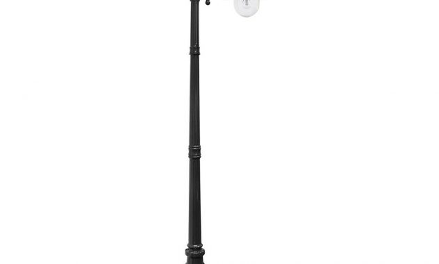 Gama Sonic Everest Single Black Outdoor Integrated Led Solar Lamp throughout sizing 1000 X 1000