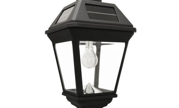 Gama Sonic Imperial Bulb Series Single Black Integrated Led Solar with proportions 1000 X 1000