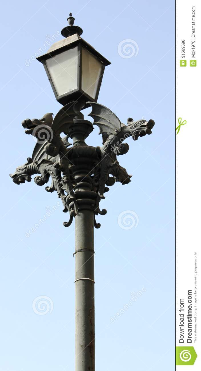 Gargoyle Lamp Post Stock Photo Image Of Dragon Grotesque 31569686 within dimensions 704 X 1300