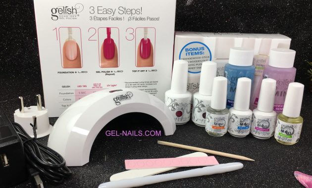 Gelish Harmony Complete Starter Basic Kit With Led Light I Gel Nails inside size 1837 X 1261