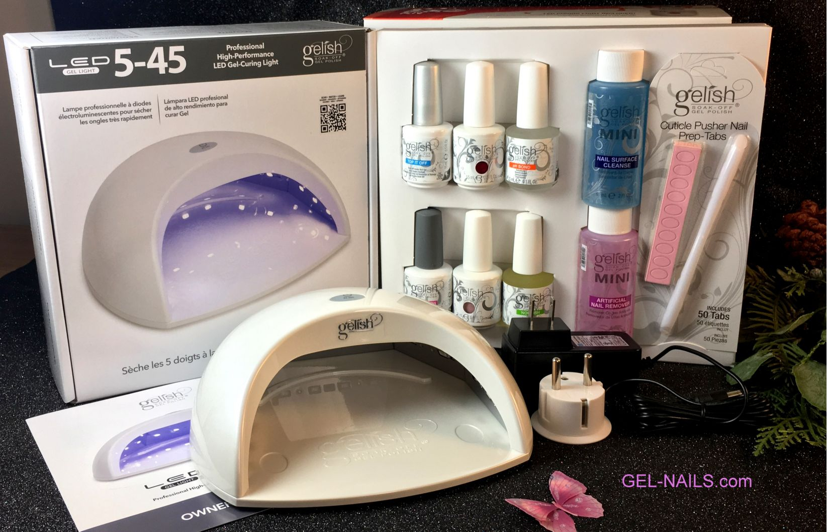 Gelish Harmony Completepro Kit With Led Light I Gel Nails intended for proportions 1645 X 1059