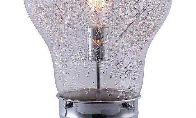 Giant Light Bulb Shaped Table Lamp Be Fabulous in proportions 716 X 1200