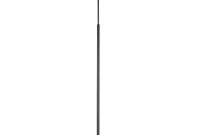 Globe Electric 71 In Black Satin Led Floor Lamp Torchiere With inside measurements 1000 X 1000