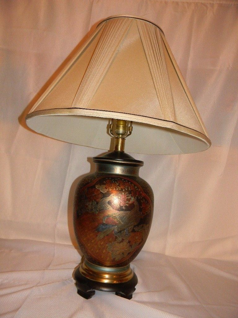 Great Lakes Lamp Works Rare Vtg Frederick Cooper Asian Inspired in measurements 768 X 1024