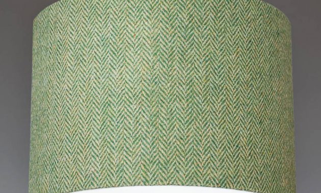 Green Herringbone Harris Tweed Lampshade Quirk regarding dimensions 900 X 900