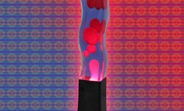 Groovy Twist Lava Lamp Redblue Retro Style Light Fixture Menkind pertaining to size 1000 X 1000