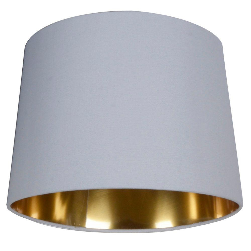 Hampton Bay 10 In White With Gold Lining Lamp Shade 17695 The within measurements 1000 X 1000