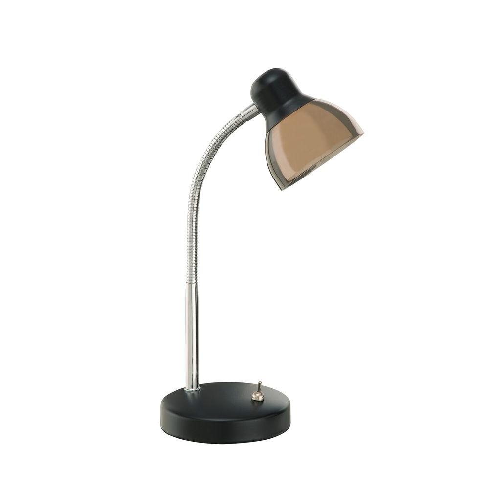 Hampton Bay 15 In Black Integrated Led Desk Lamp Al40306 The Home inside sizing 1000 X 1000