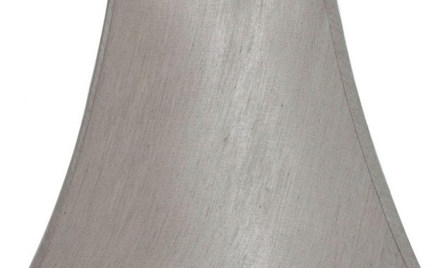 Hampton Bay Mix And Match Bavarian Grey Square Bell Table Lamp Shade in size 1000 X 1000