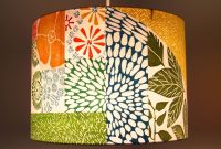 Hand Crafted Hand Printed Collage Lamp Shade Jeanne Mcgee pertaining to sizing 1163 X 1200