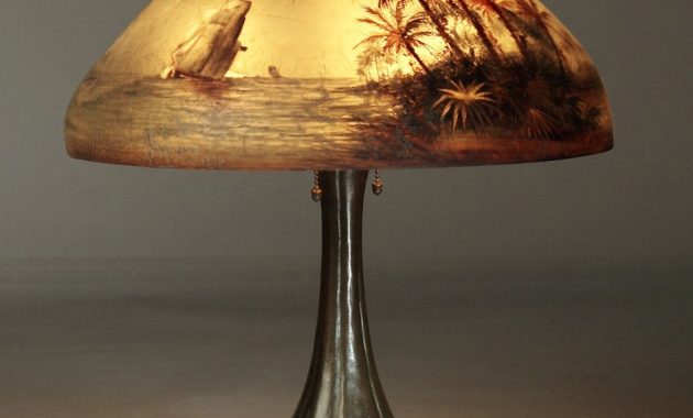 Handel Treasure Island Reverse Painted Lamp Lamps Arts Crafts with sizing 1010 X 1200