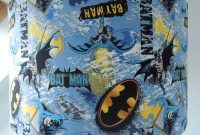 Handmade Batman Fabric Lampshade The Shab Shade for size 900 X 900