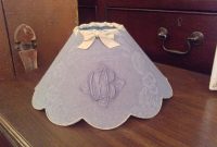 Handmade French Monogrammed Lamp Shade Omero Home in size 2592 X 1936