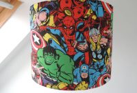 Handmade Superhero Lampshade The Shab Shade inside size 1024 X 851