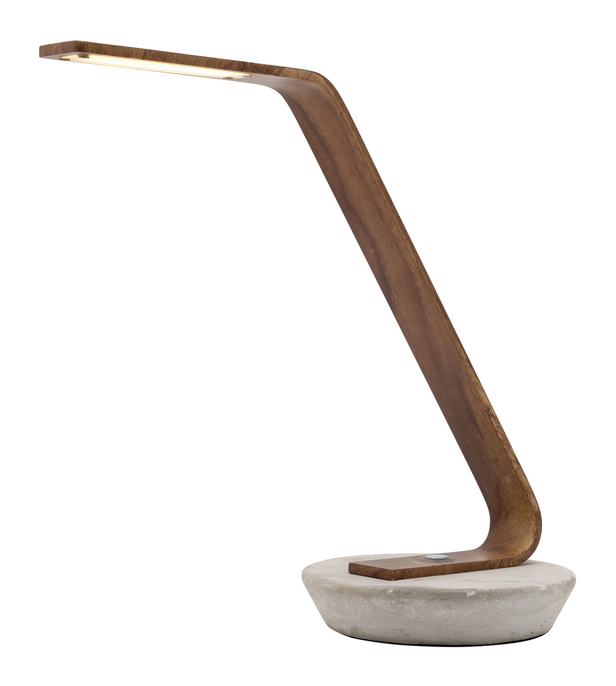 Harrison 5w Led Touch Desk Lamp Timber With Concrete A18811 inside dimensions 1200 X 1337