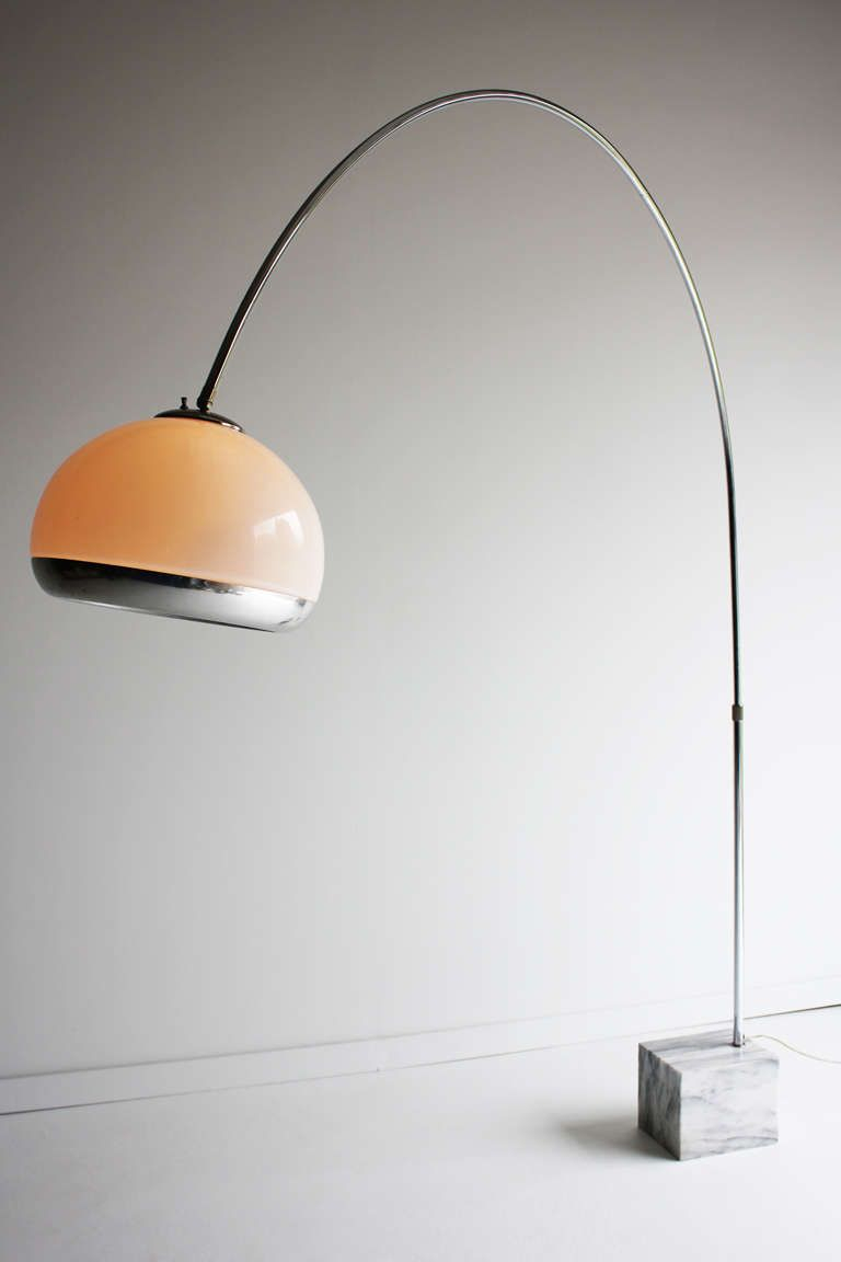 Harvey Guzzini Arc Lamp For Laurel Lighting Co Low Lighted with regard to measurements 768 X 1152