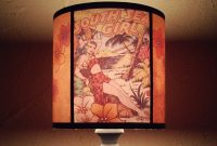 Hawaiian Pinup Tiki Lamp Shade Lampshade Pin Up Lighting Comic inside sizing 1500 X 1463