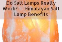 Himalayan Crystal Salt Lamps Make An Attractive Feature In Any inside size 735 X 1102