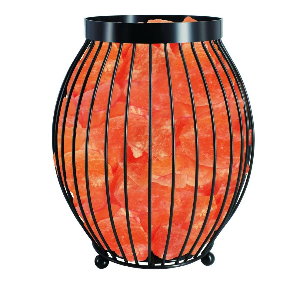 Himalayan Glow 83 In Ionic Crystal Natural Salt Oval Basket Lamp inside size 1000 X 1000