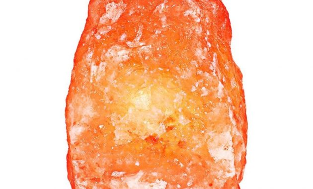 Himalayan Salt Lamp Hand Carved Elegant Wood Base Bulb 5 To 7 regarding size 1000 X 1000