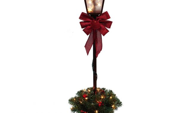 Holiday Time Pre Lit 4 Christmas Lamp Post Tree Clear Lights intended for measurements 1500 X 1500