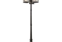 Home Decorators Collection Brimfield 3 Head Aged Iron Outdoor Post inside dimensions 1000 X 1000