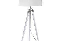 Hubble Modern Classic Acrylic Tripod Brushed Nickel Floor Lamp within dimensions 1000 X 1000