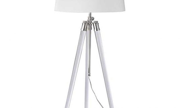 Hubble Modern Classic Acrylic Tripod Brushed Nickel Floor Lamp within dimensions 1000 X 1000