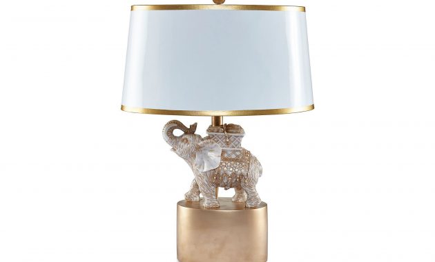 India Elephant Table Lamp Gold Leaf One Kings Lane Bedroom Eyes pertaining to sizing 2000 X 1362