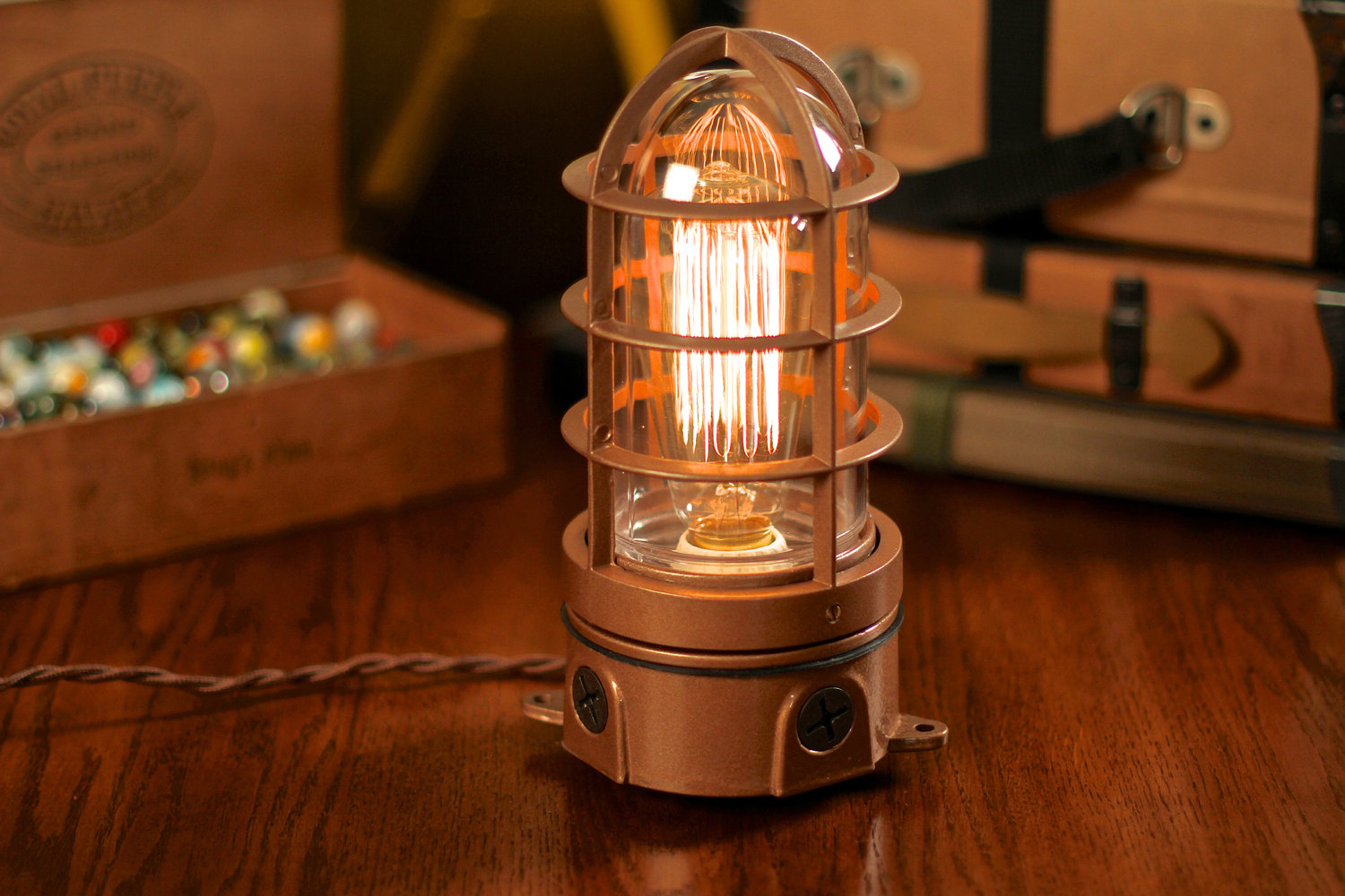 Industrial Explosion Proof Cage Lamp Table Lamp Desk Lamp with dimensions 1500 X 1000