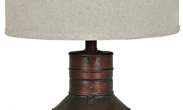 Industrial Lantern Table Lamp With Night Light Style 2v218 regarding measurements 720 X 1332