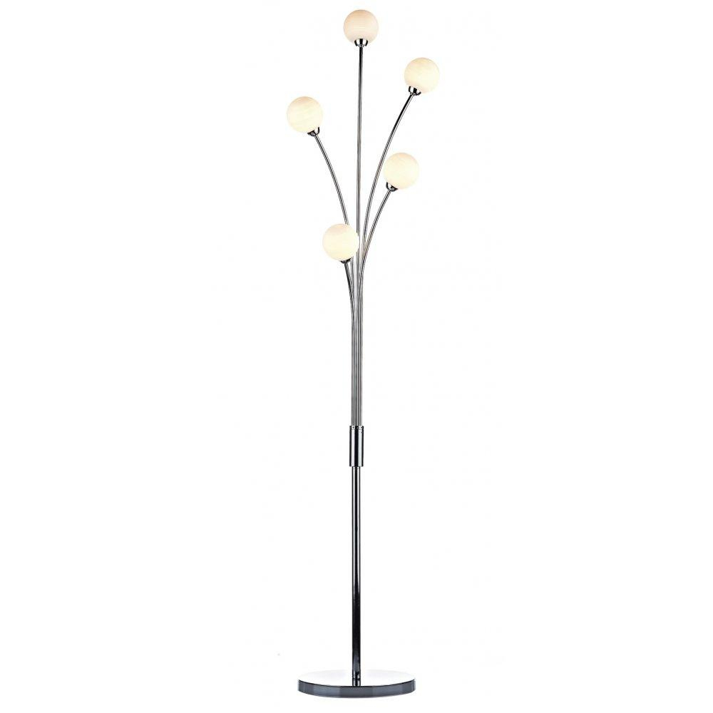 Interior Multi Light Floor Lamp With Five Head Lamps And Silver with regard to sizing 1000 X 1000