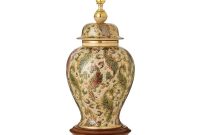 Interiors 1900 Kutani Kashmir Single Light Ceramic Table Lamp Base throughout size 1000 X 1000