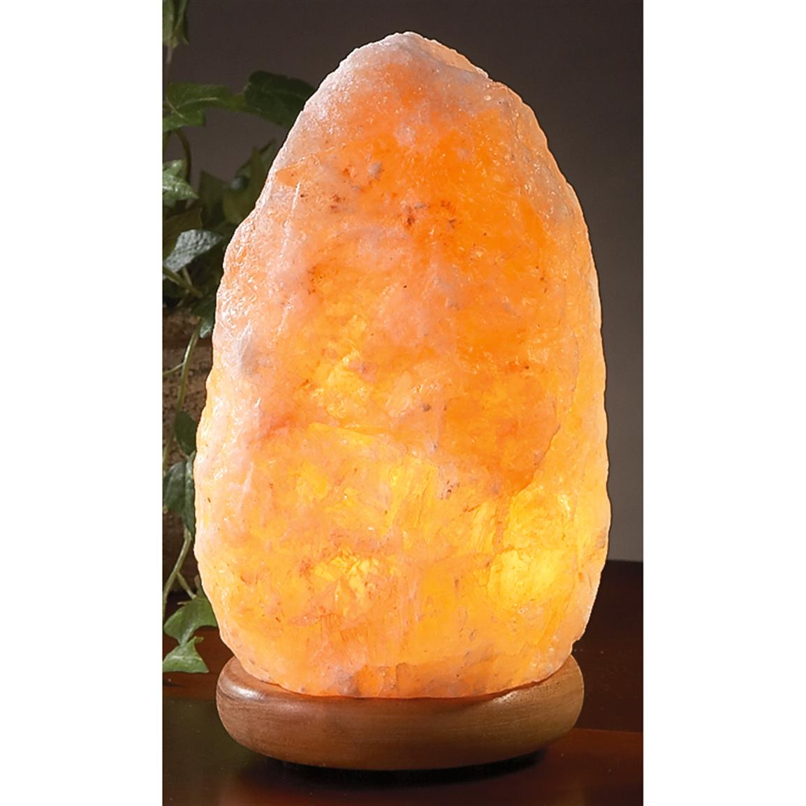 Ionic Crystal Salt Lamp 186603 Healthy Living At Sportsmans Guide intended for sizing 1154 X 1154