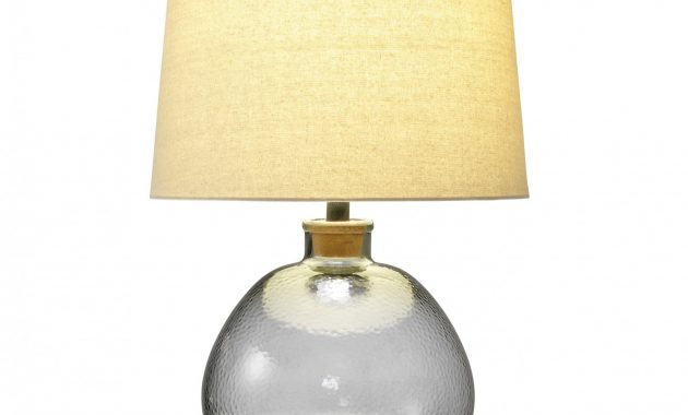 Joan Fillable Glass Table Lamp Smoke Grey Aquamarine Or Amber with regard to size 1600 X 1600