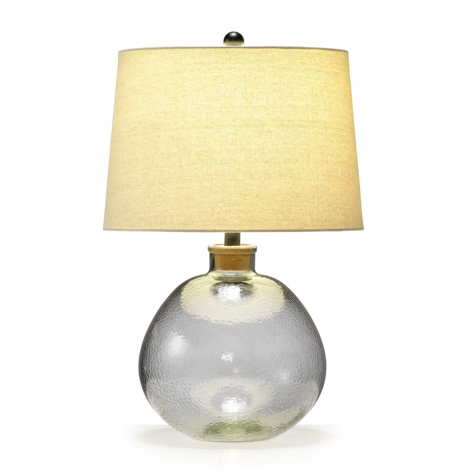 Joan Fillable Glass Table Lamp Smoke Grey Aquamarine Or Amber with regard to size 1600 X 1600