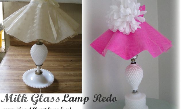 Kammys Korner Darling N Girly Milk Glass Lamp throughout dimensions 1600 X 1200