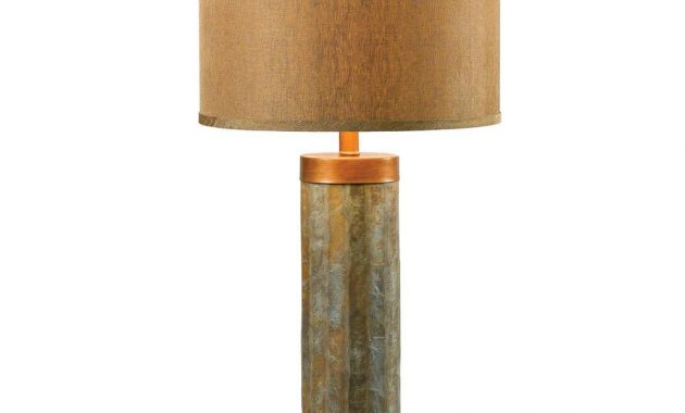 Kenroy Home Mattias 31 In Natural Slate Table Lamp 21036sl The pertaining to measurements 1000 X 1000