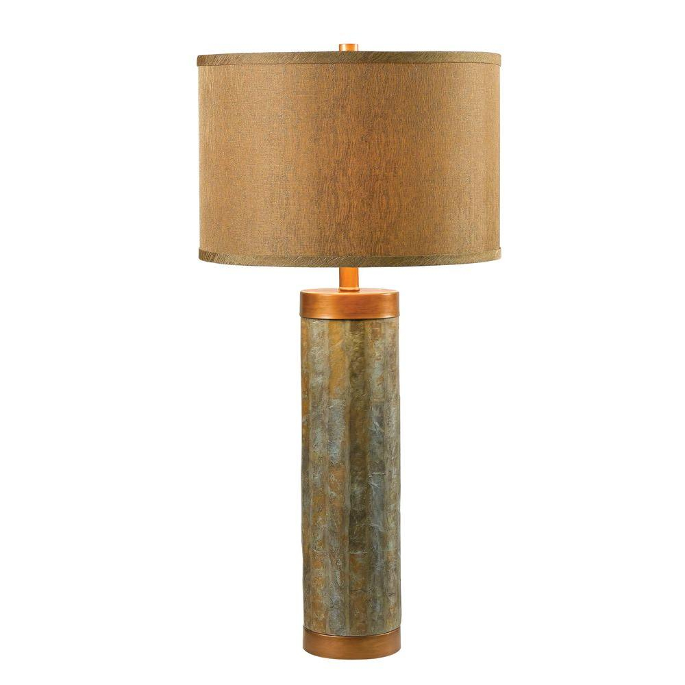 Kenroy Home Mattias 31 In Natural Slate Table Lamp 21036sl The pertaining to measurements 1000 X 1000