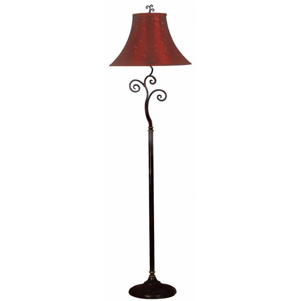 Kenroy Home Richardson 61 In Bronze Floor Lamp 31381brz The Home regarding size 1000 X 1000