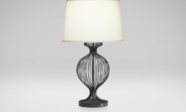 Kenzie Black Cage Table Lamp Table Lamps Ethan Allen throughout sizing 2430 X 1740