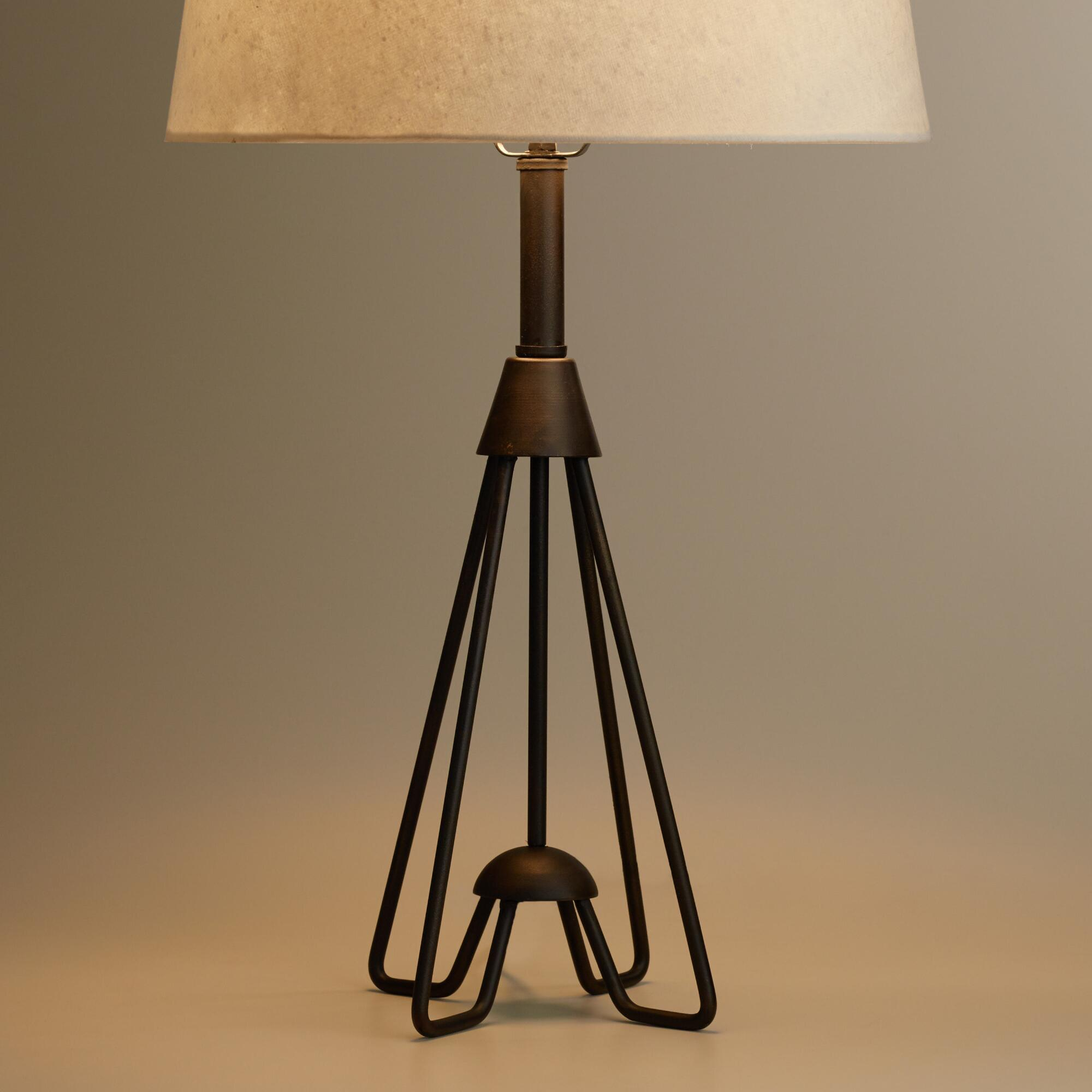 Lamp Iron Hairpin Kent Table Lamp Base Hairpin Legs Mid Century intended for size 2000 X 2000