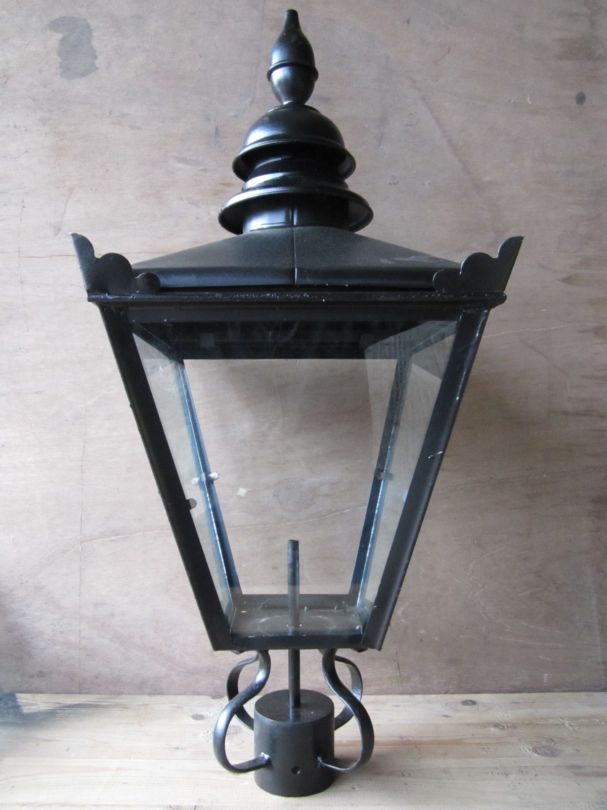 Lamp Post Top Black Hadley Reclaimed within size 1200 X 1600